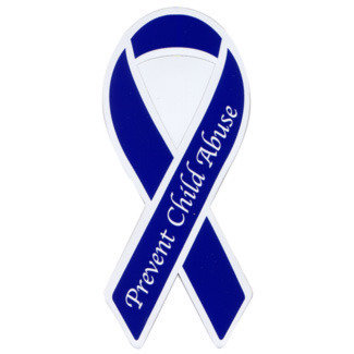 End Child Abuse blue ribbon