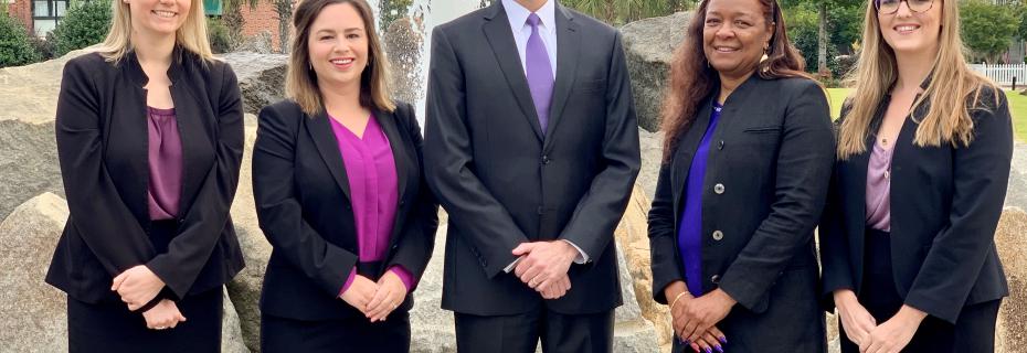 Solicitor Hubbard and the DV team