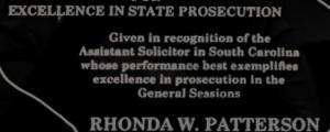 Deputy Solicitor Rhonda Patterson's award